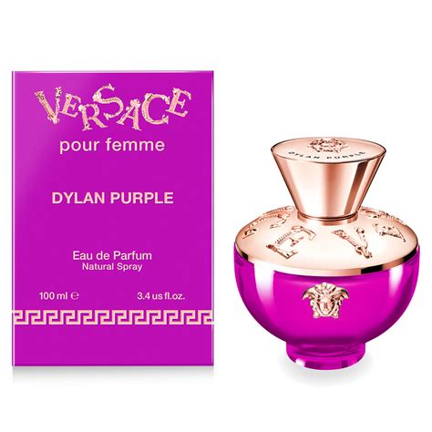 versace dylan purple pour femme 100ml|Versace blue dylan for women.